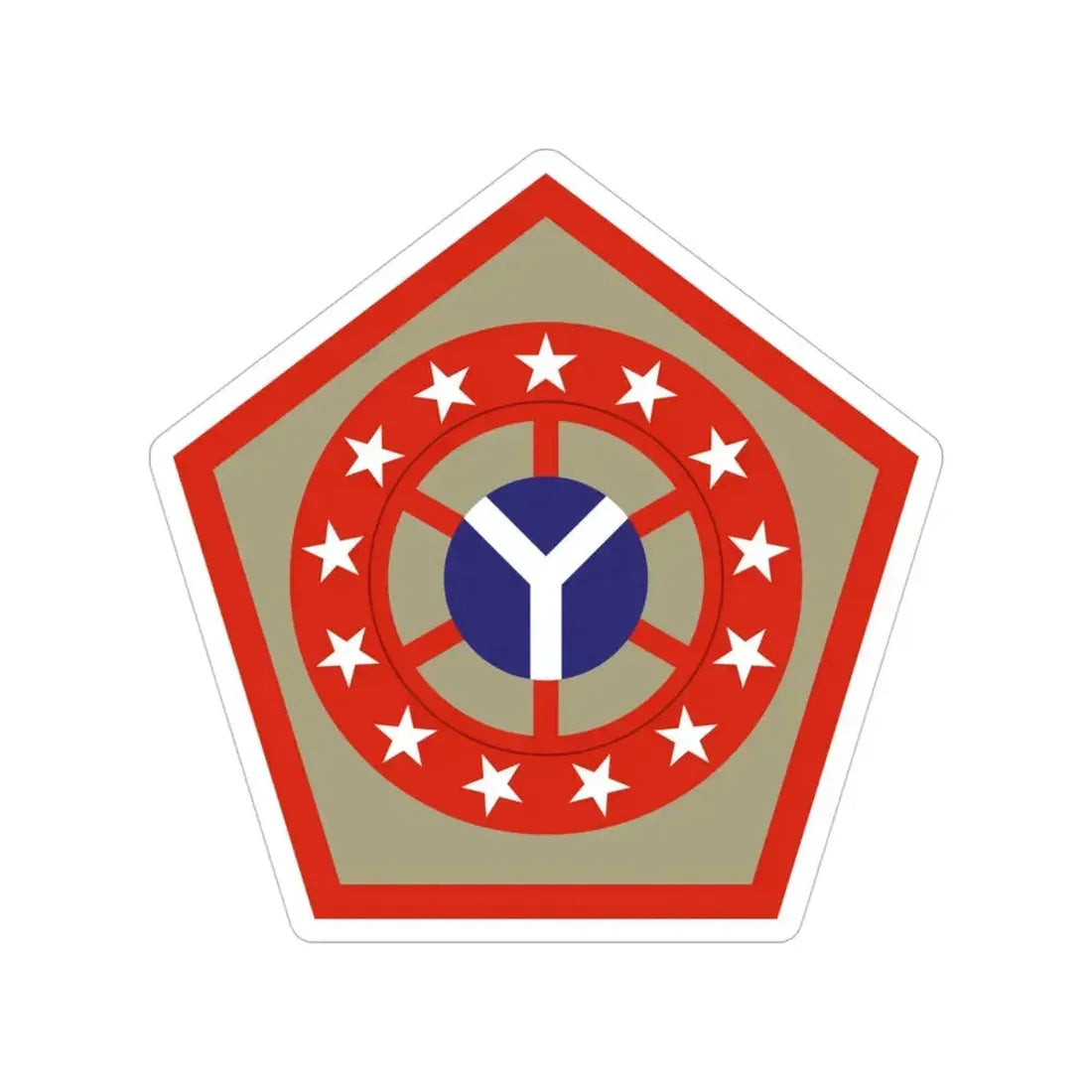 108th Sustainment Brigade (U.S. Army) Transparent STICKER Die-Cut Vinyl Decal 4 Inch - The Sticker Space