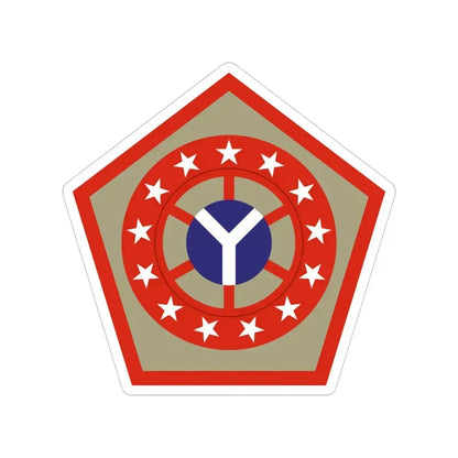 108th Sustainment Brigade (U.S. Army) Transparent STICKER Die-Cut Vinyl Decal 4 Inch - The Sticker Space