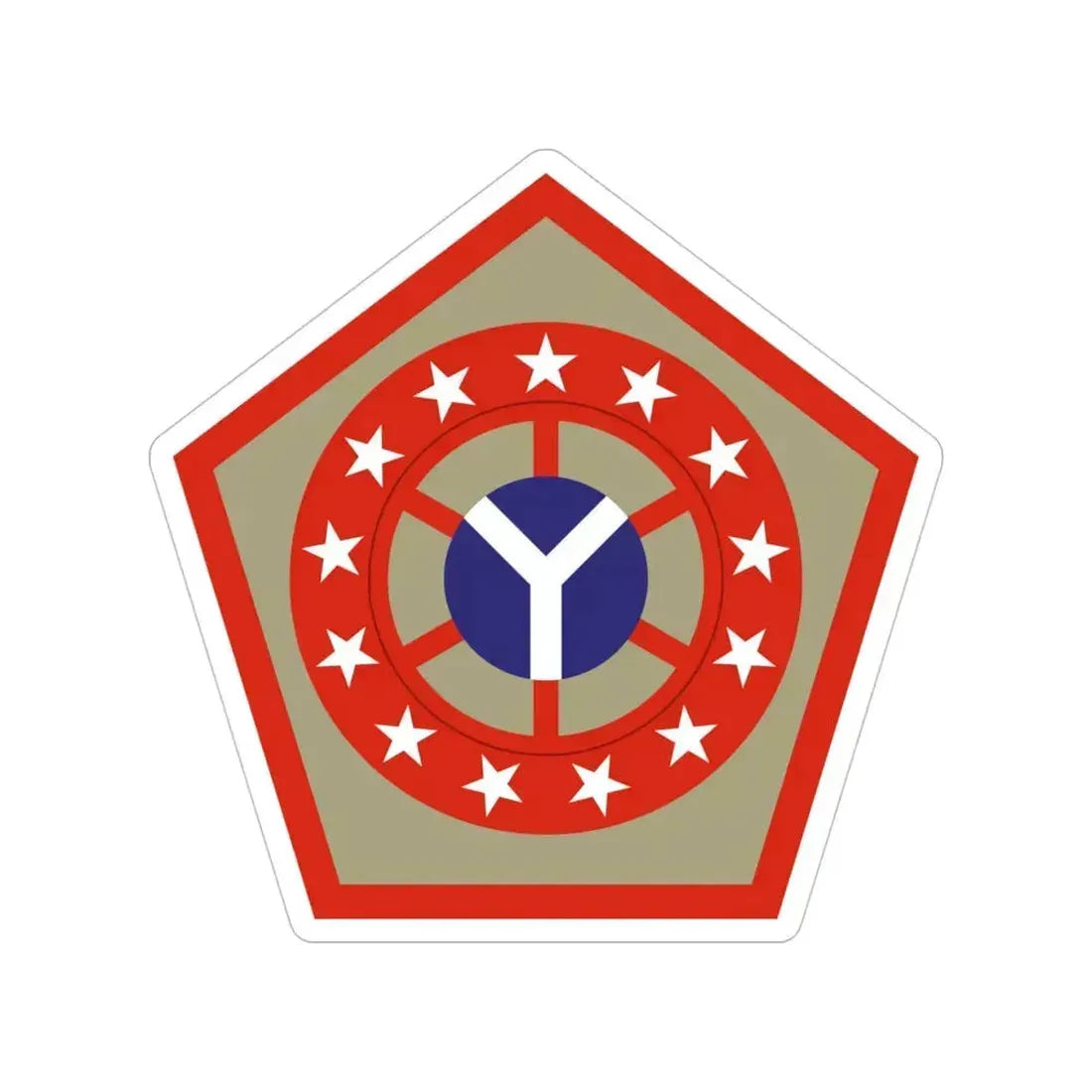 108th Sustainment Brigade (U.S. Army) Transparent STICKER Die-Cut Vinyl Decal 5 Inch - The Sticker Space