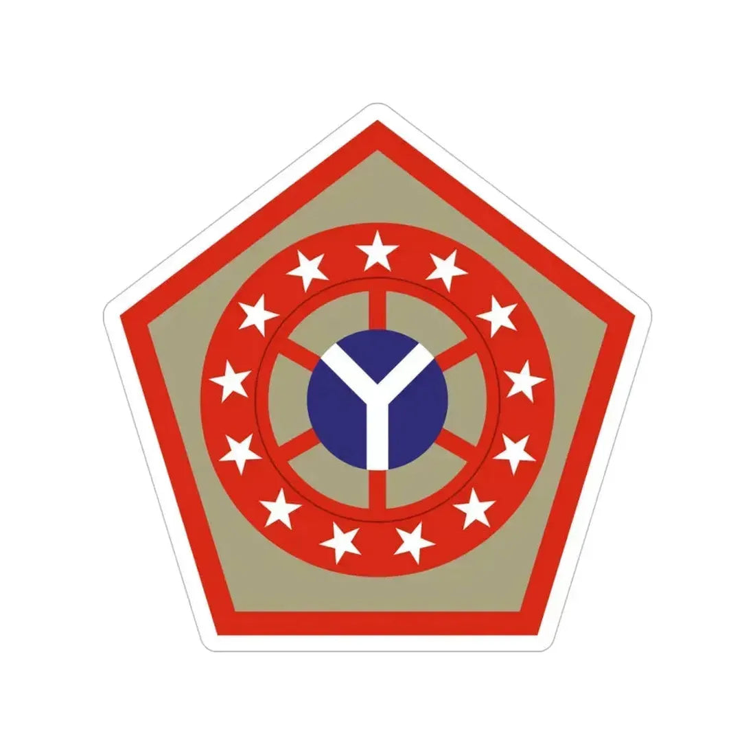 108th Sustainment Brigade (U.S. Army) Transparent STICKER Die-Cut Vinyl Decal 6 Inch - The Sticker Space