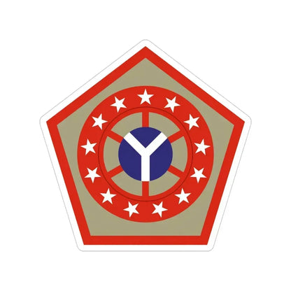 108th Sustainment Brigade (U.S. Army) Transparent STICKER Die-Cut Vinyl Decal 6 Inch - The Sticker Space