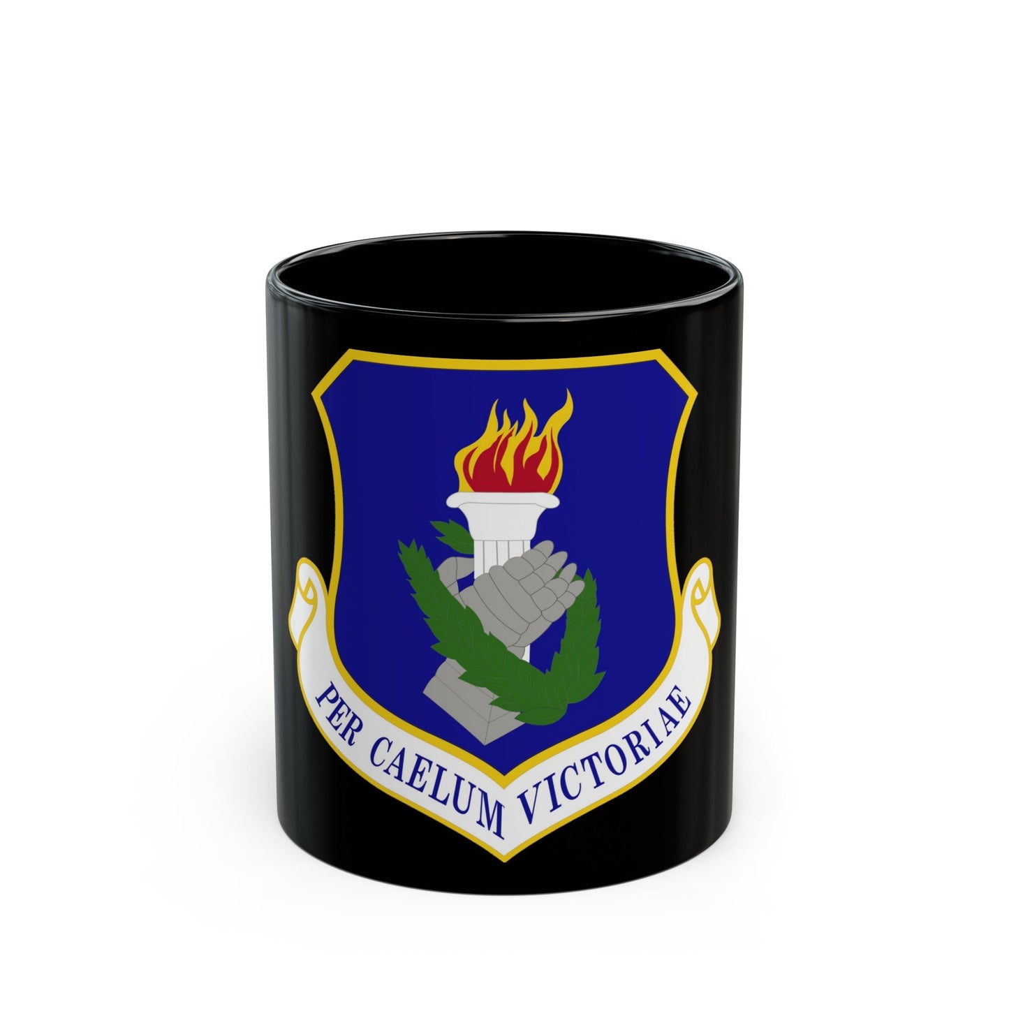 108th Wing (U.S. Air Force) Black Coffee Mug-11oz-The Sticker Space