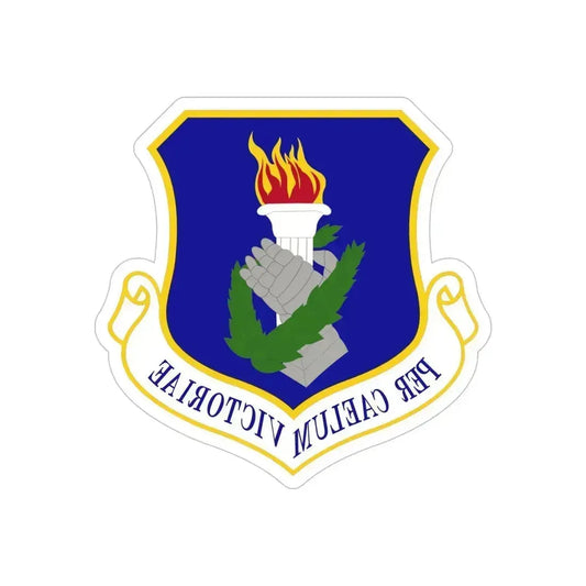 108th Wing (U.S. Air Force) REVERSE PRINT Transparent Die-Cut STICKER 6 Inch Die-Cut Transparent - The Sticker Space