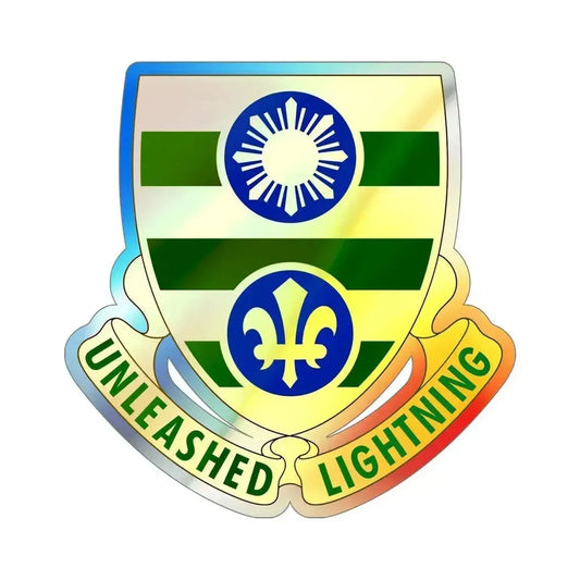 109 Armor Regiment (U.S. Army) Holographic STICKER Die-Cut Vinyl Decal 6 Inch Holographic - The Sticker Space