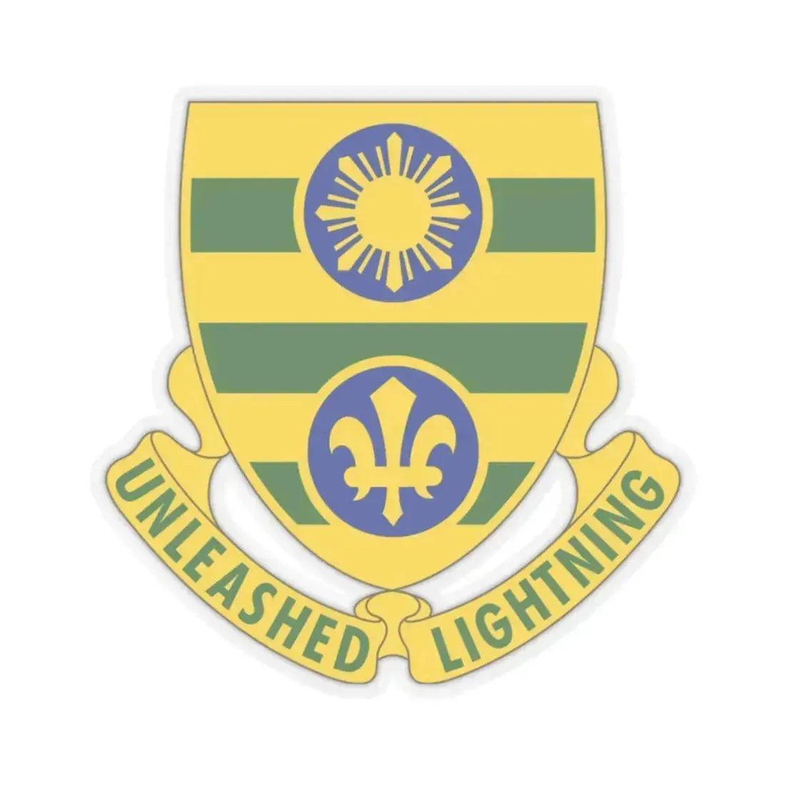 109 Armor Regiment (U.S. Army) STICKER Vinyl Kiss-Cut Decal 2 Inch Transparent - The Sticker Space