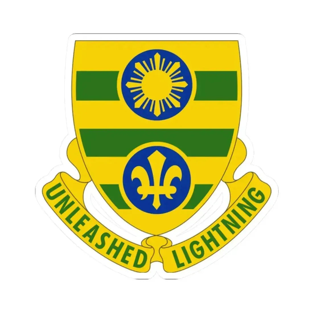 109 Armor Regiment (U.S. Army) STICKER Vinyl Kiss-Cut Decal 2 Inch White - The Sticker Space