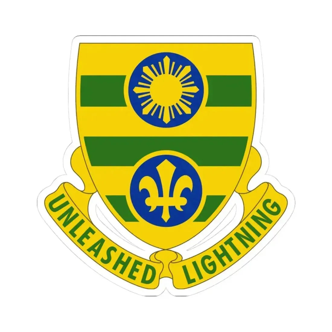 109 Armor Regiment (U.S. Army) STICKER Vinyl Kiss-Cut Decal 3 Inch White - The Sticker Space