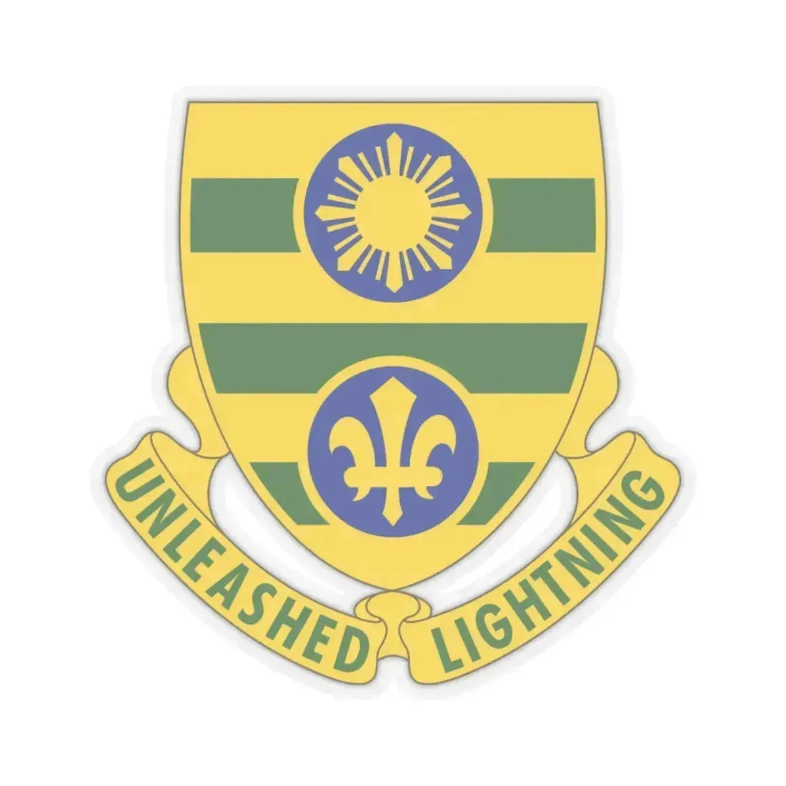 109 Armor Regiment (U.S. Army) STICKER Vinyl Kiss-Cut Decal 4 Inch Transparent - The Sticker Space