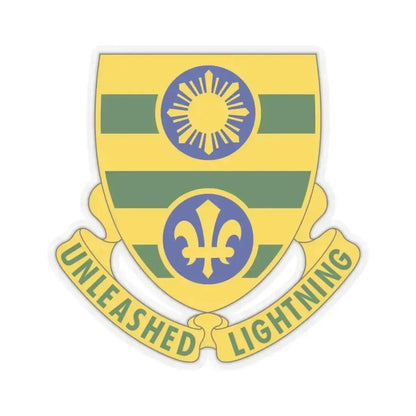 109 Armor Regiment (U.S. Army) STICKER Vinyl Kiss-Cut Decal 4 Inch Transparent - The Sticker Space