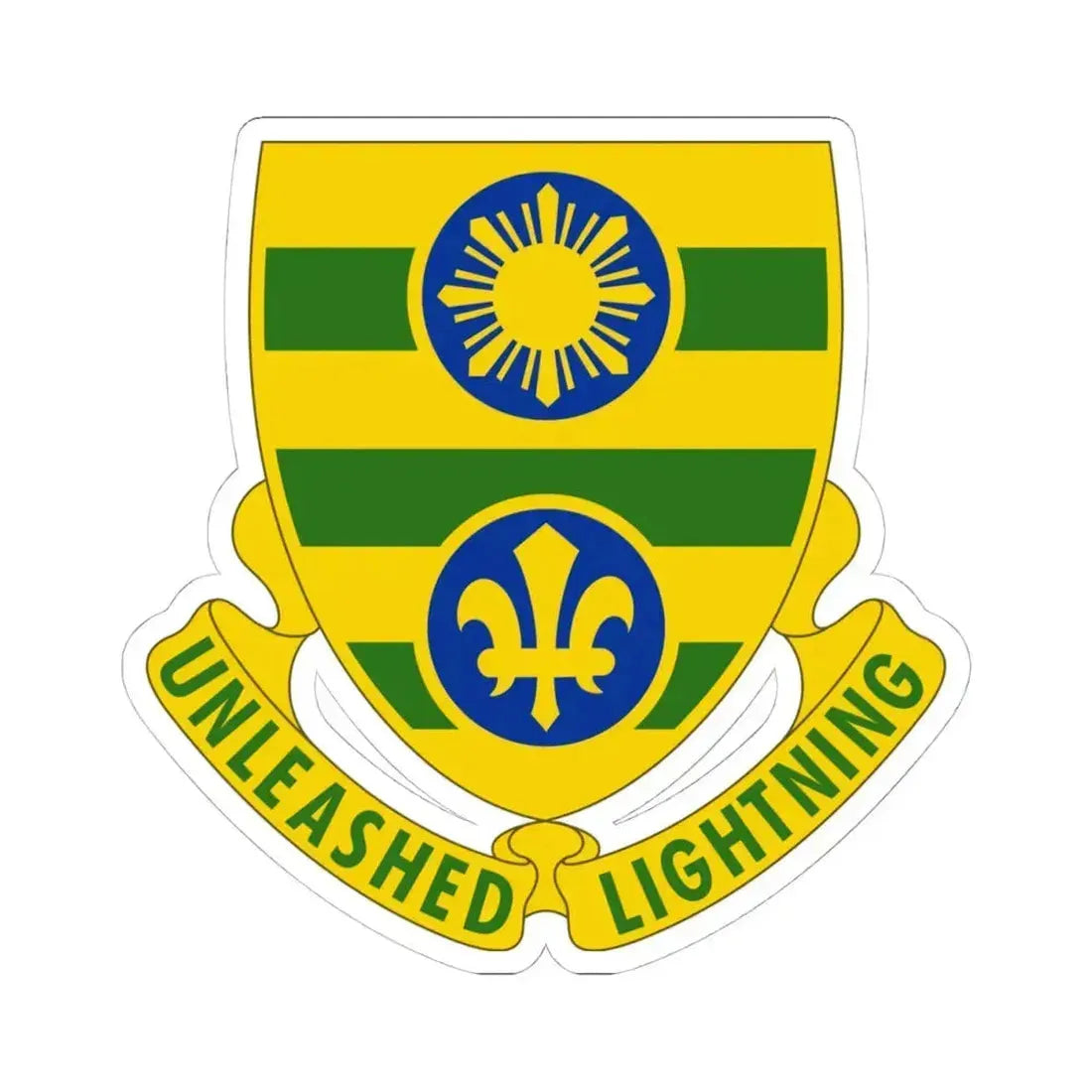 109 Armor Regiment (U.S. Army) STICKER Vinyl Kiss-Cut Decal 4 Inch White - The Sticker Space