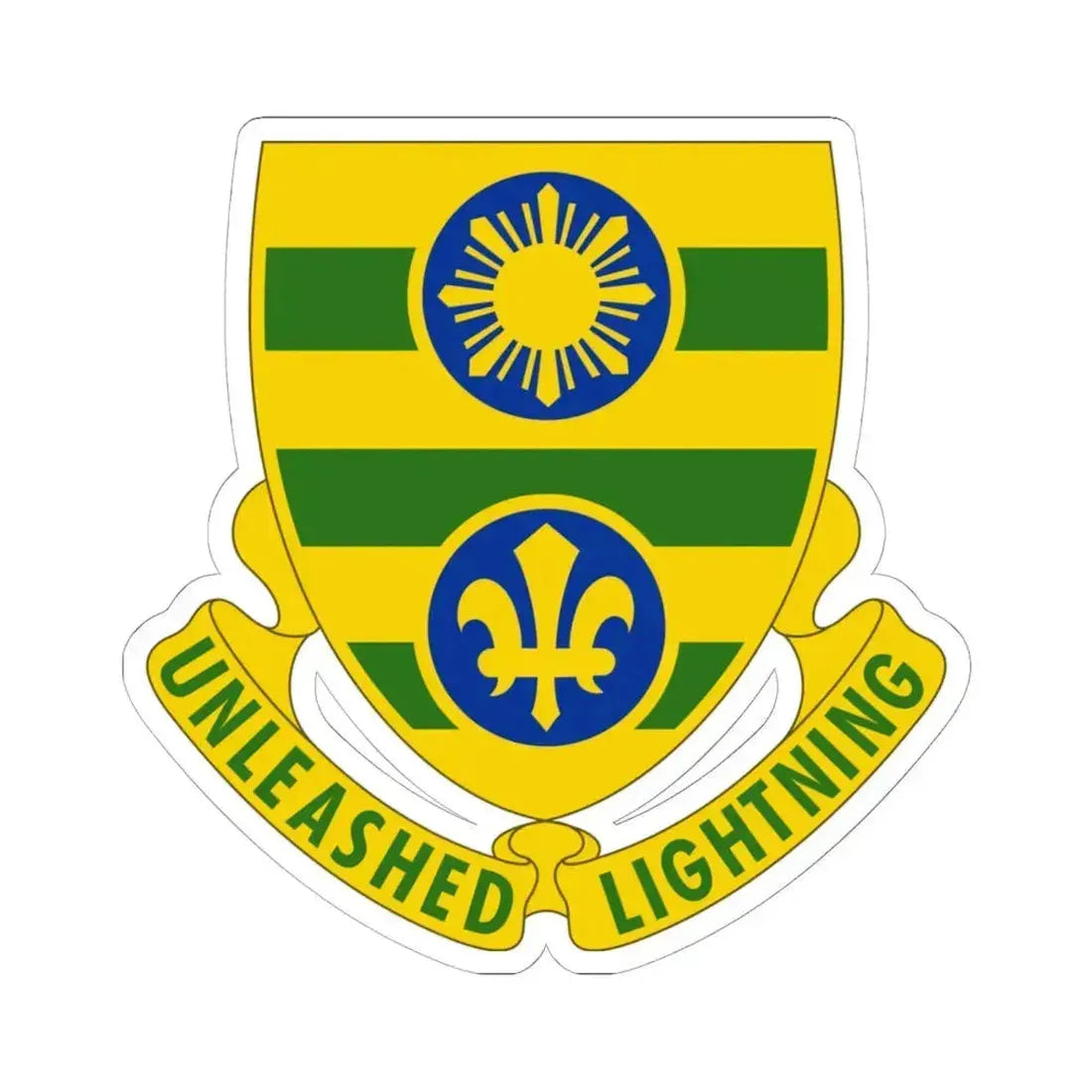 109 Armor Regiment (U.S. Army) STICKER Vinyl Kiss-Cut Decal 6 Inch White - The Sticker Space