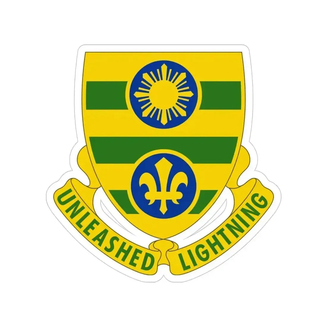 109 Armor Regiment (U.S. Army) Transparent STICKER Die-Cut Vinyl Decal 4 Inch - The Sticker Space