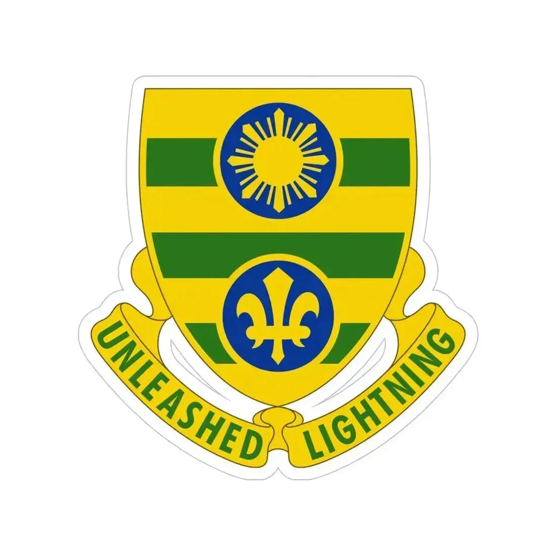 109 Armor Regiment (U.S. Army) Transparent STICKER Die-Cut Vinyl Decal 5 Inch - The Sticker Space