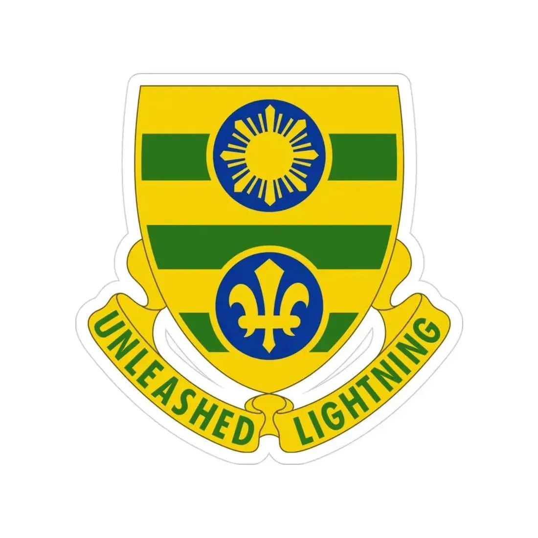 109 Armor Regiment (U.S. Army) Transparent STICKER Die-Cut Vinyl Decal - The Sticker Space