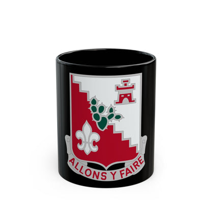 109 Engineer Battalion (U.S. Army) Black Coffee Mug-11oz-The Sticker Space