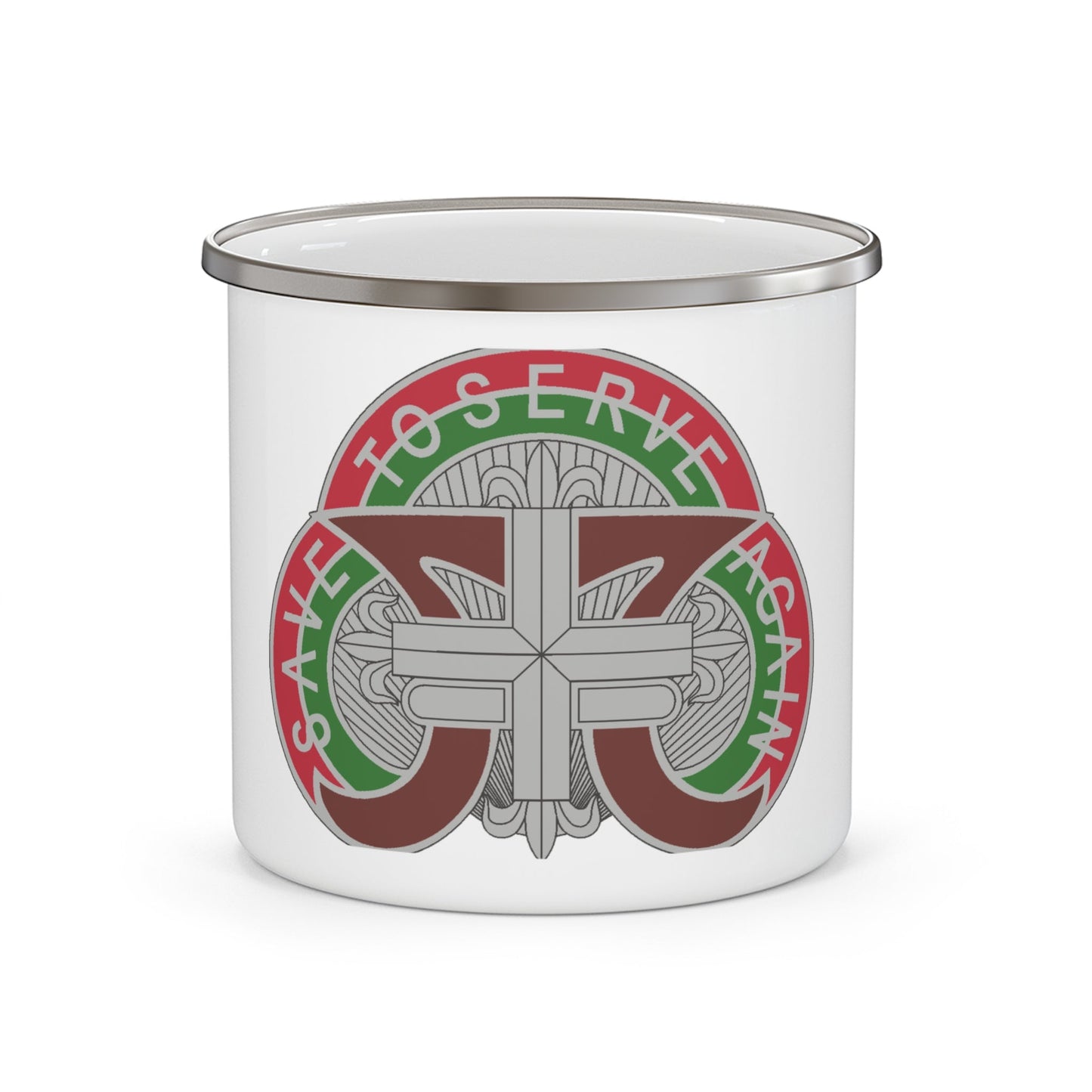 109 Medical Battalion (U.S. Army) 12oz Enamel Mug-12oz-The Sticker Space