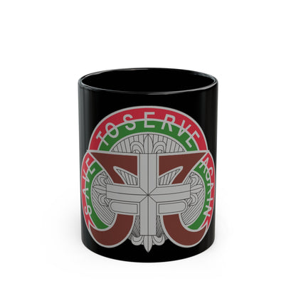 109 Medical Battalion (U.S. Army) Black Coffee Mug-11oz-The Sticker Space