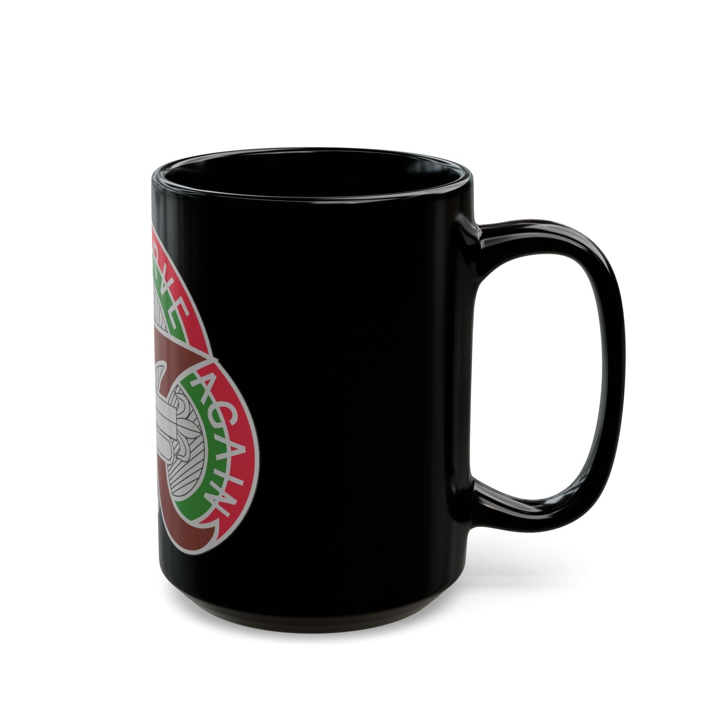 109 Medical Battalion (U.S. Army) Black Coffee Mug-The Sticker Space