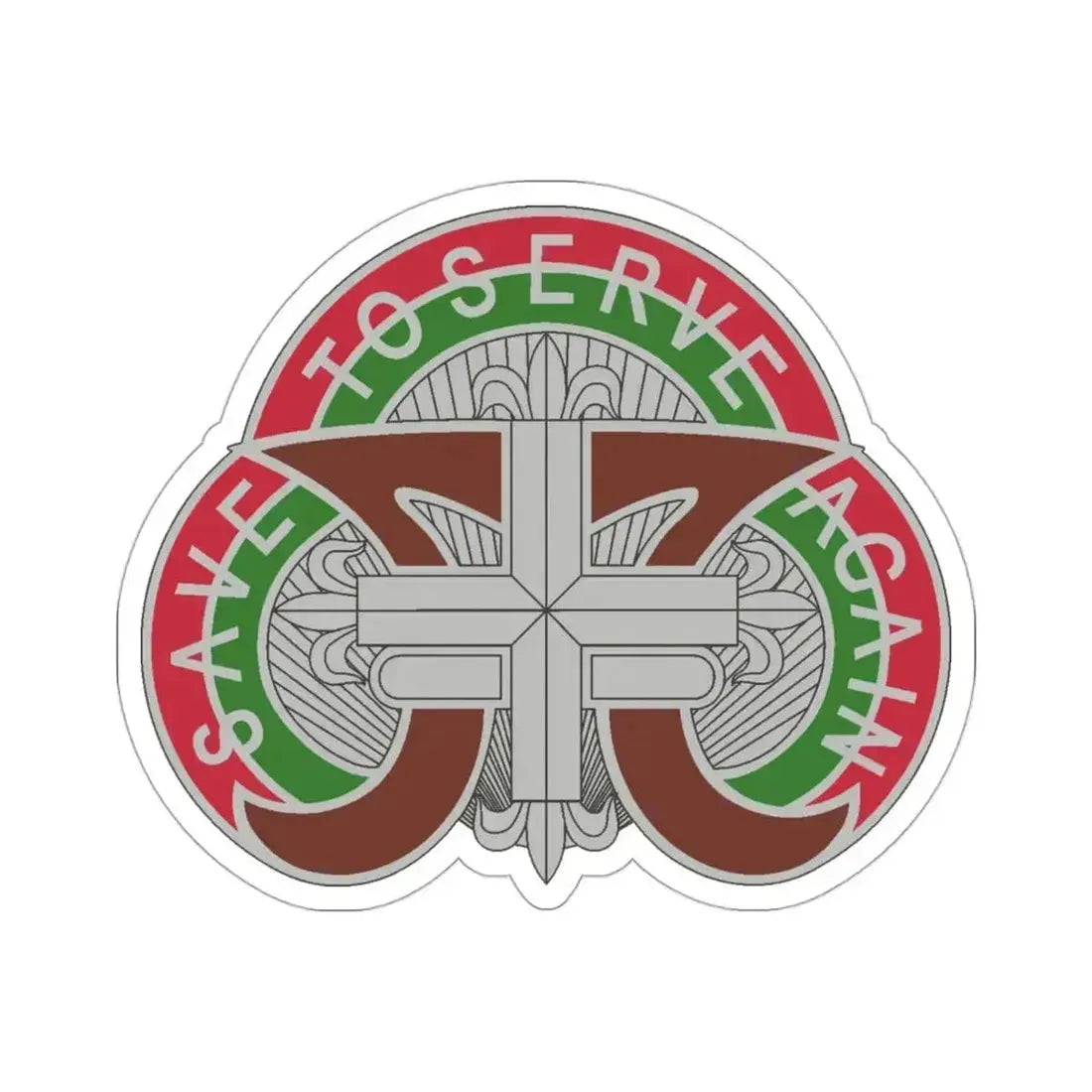 109 Medical Battalion (U.S. Army) STICKER Vinyl Die-Cut Decal 3 Inch - The Sticker Space