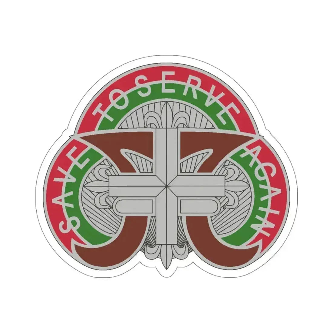 109 Medical Battalion (U.S. Army) STICKER Vinyl Die-Cut Decal 4 Inch - The Sticker Space