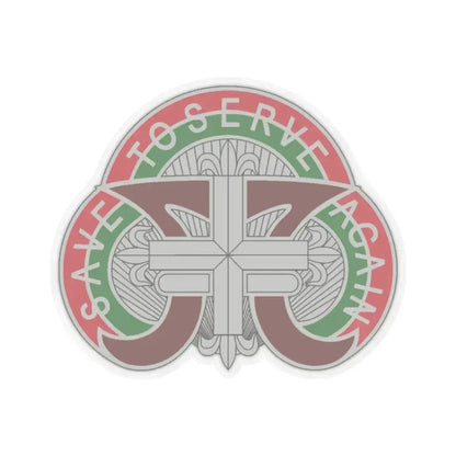 109 Medical Battalion (U.S. Army) STICKER Vinyl Kiss-Cut Decal 2 Inch Transparent - The Sticker Space