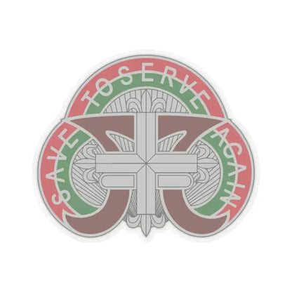 109 Medical Battalion (U.S. Army) STICKER Vinyl Kiss-Cut Decal 3 Inch Transparent - The Sticker Space