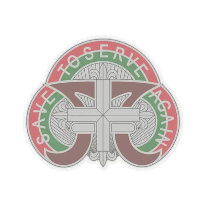 109 Medical Battalion (U.S. Army) STICKER Vinyl Kiss-Cut Decal 4 Inch Transparent - The Sticker Space