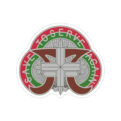 109 Medical Battalion (U.S. Army) Transparent STICKER Die-Cut Vinyl Decal 4 Inch - The Sticker Space