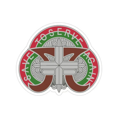 109 Medical Battalion (U.S. Army) Transparent STICKER Die-Cut Vinyl Decal 6 Inch - The Sticker Space