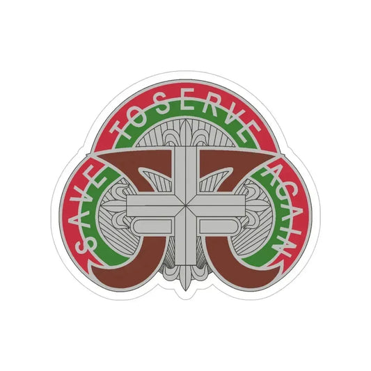 109 Medical Battalion (U.S. Army) Transparent STICKER Die-Cut Vinyl Decal 6 Inch - The Sticker Space