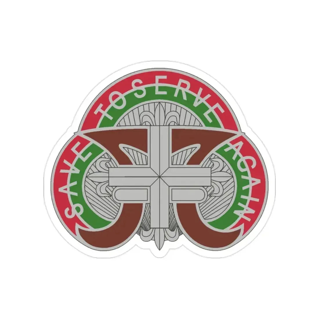 109 Medical Battalion (U.S. Army) Transparent STICKER Die-Cut Vinyl Decal - The Sticker Space