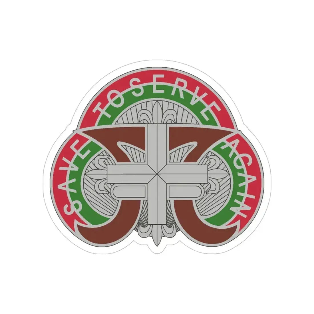 109 Medical Battalion (U.S. Army) Transparent STICKER Die-Cut Vinyl Decal - The Sticker Space