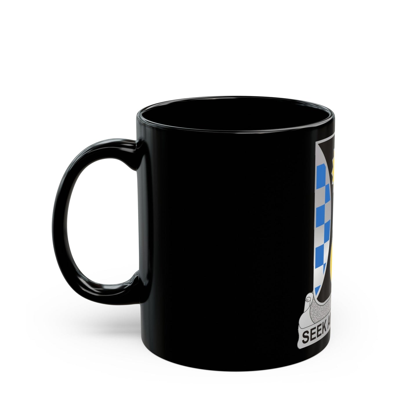 109 Military Intelligence Battalion (U.S. Army) Black Coffee Mug-The Sticker Space