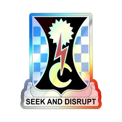 109 Military Intelligence Battalion (U.S. Army) Holographic STICKER Die-Cut Vinyl Decal 2 Inch Holographic - The Sticker Space