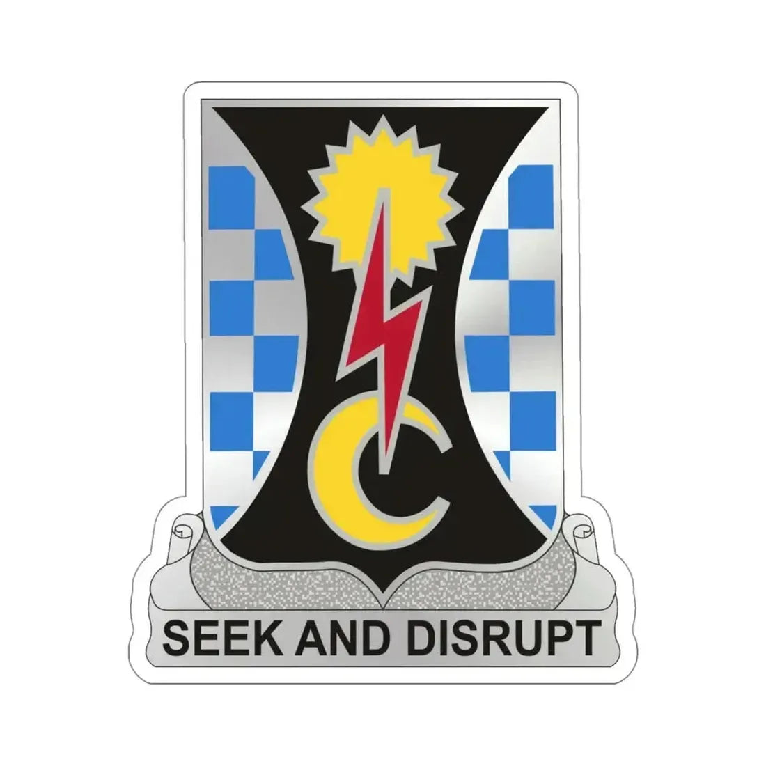 109 Military Intelligence Battalion (U.S. Army) STICKER Vinyl Die-Cut Decal 4 Inch - The Sticker Space