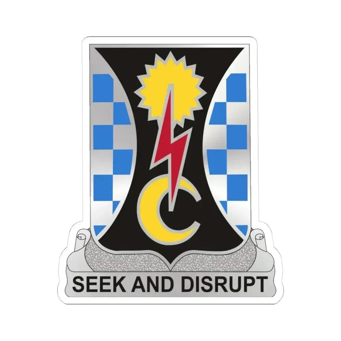 109 Military Intelligence Battalion (U.S. Army) STICKER Vinyl Kiss-Cut Decal 4 Inch White - The Sticker Space