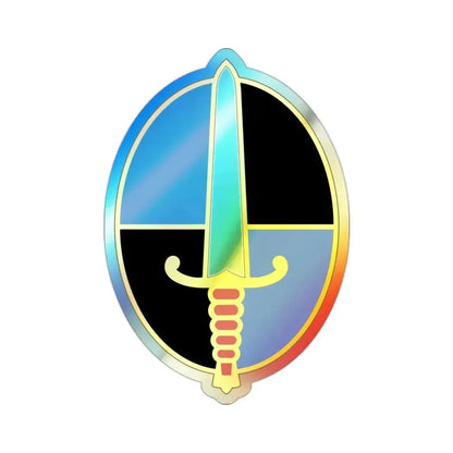 109 Military Intelligence Group (U.S. Army) Holographic STICKER Die-Cut Vinyl Decal - The Sticker Space