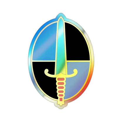 109 Military Intelligence Group (U.S. Army) Holographic STICKER Die-Cut Vinyl Decal - The Sticker Space