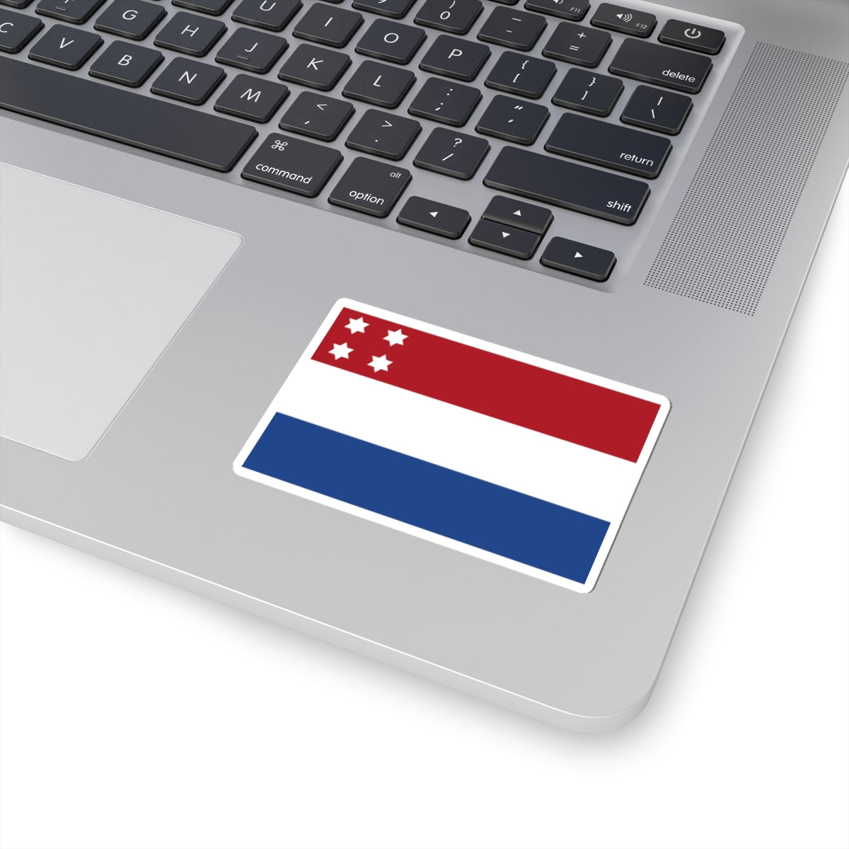 Rank flag of Lieutenant admiral for the Royal Netherlands Navy (Netherlands) STICKER Vinyl Kiss-Cut Decal