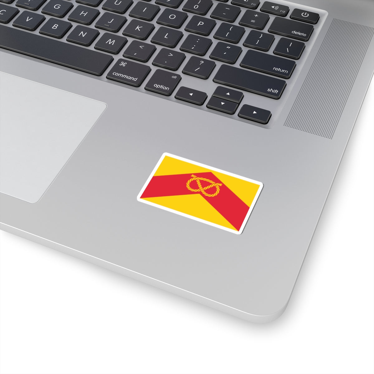 Staffordshire Flag (England) STICKER Vinyl Kiss-Cut Decal