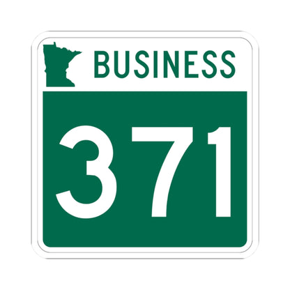 MN-371 Business (Minnesota) (Road Sign) STICKER Vinyl Kiss-Cut Decal