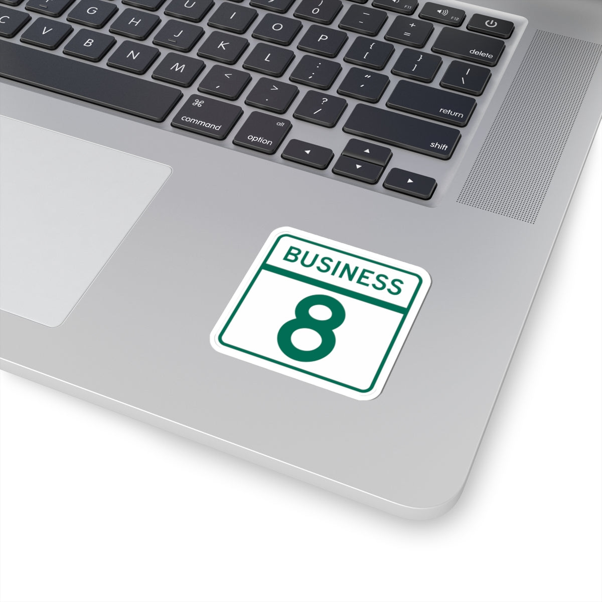 MD Route 8 Business (Maryland) (Road Sign) STICKER Vinyl Kiss-Cut Decal
