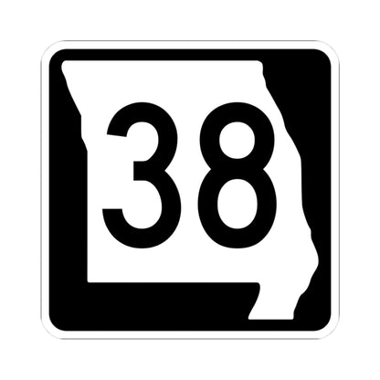 MO-38 (Missouri) (Road Sign) STICKER Vinyl Kiss-Cut Decal