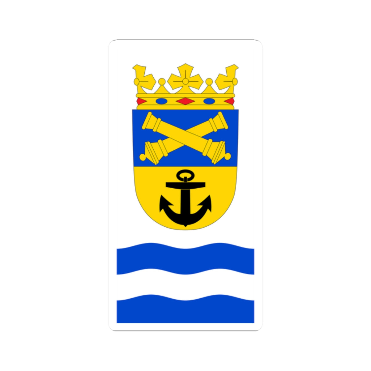 Loviisa.lippu (Finland) STICKER Vinyl Kiss-Cut Decal