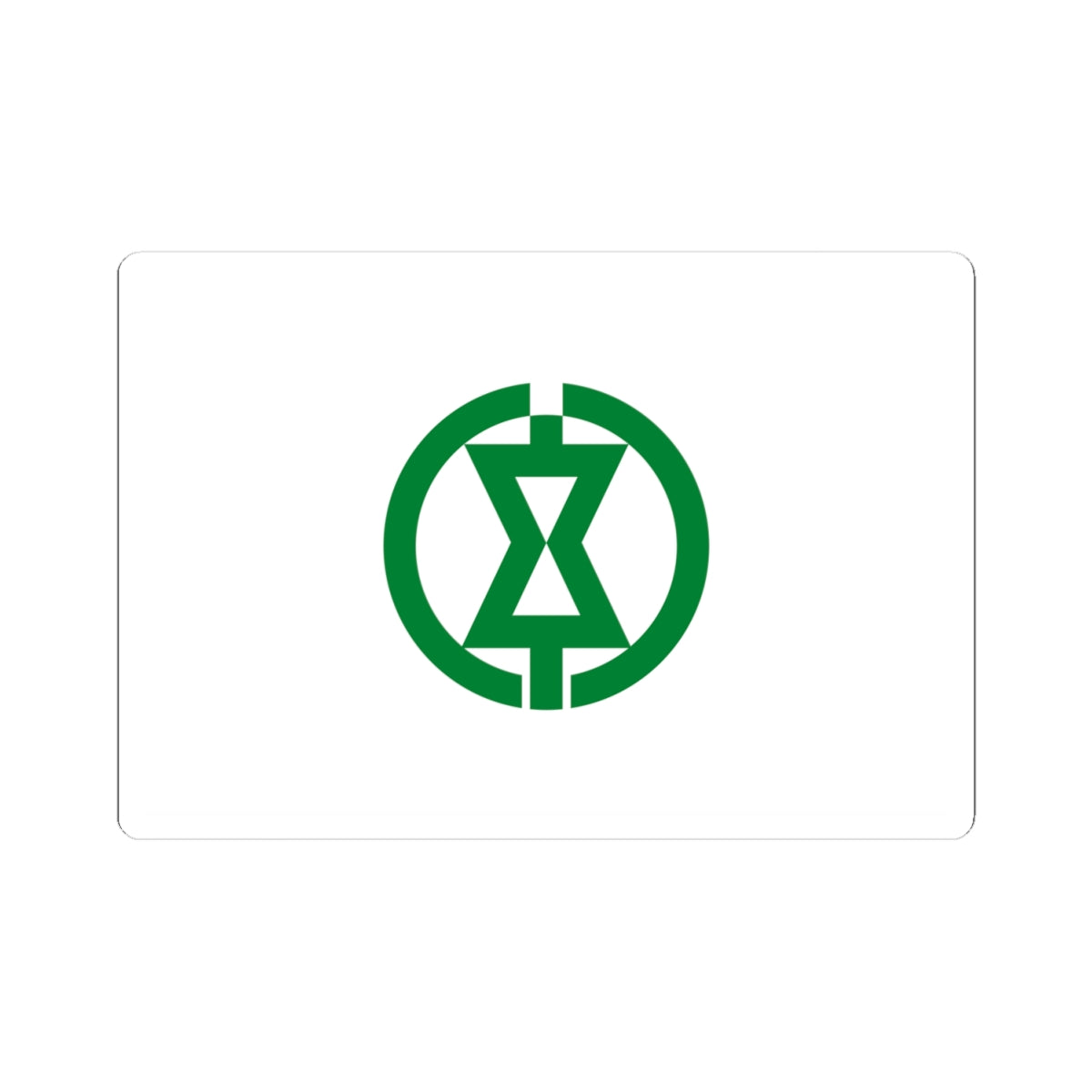 Flag of Monbetsu Hokkaido (Japan) STICKER Vinyl Kiss-Cut Decal