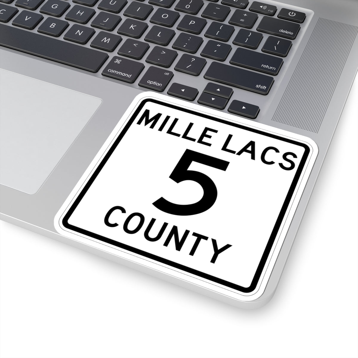 Mille Lacs County 5 MN (Minnesota) (Road Sign) STICKER Vinyl Kiss-Cut Decal