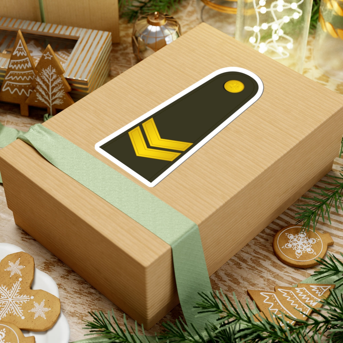 Lithuania Army OR 5 (Lithuania) (Military Rank) STICKER Vinyl Kiss-Cut Decal