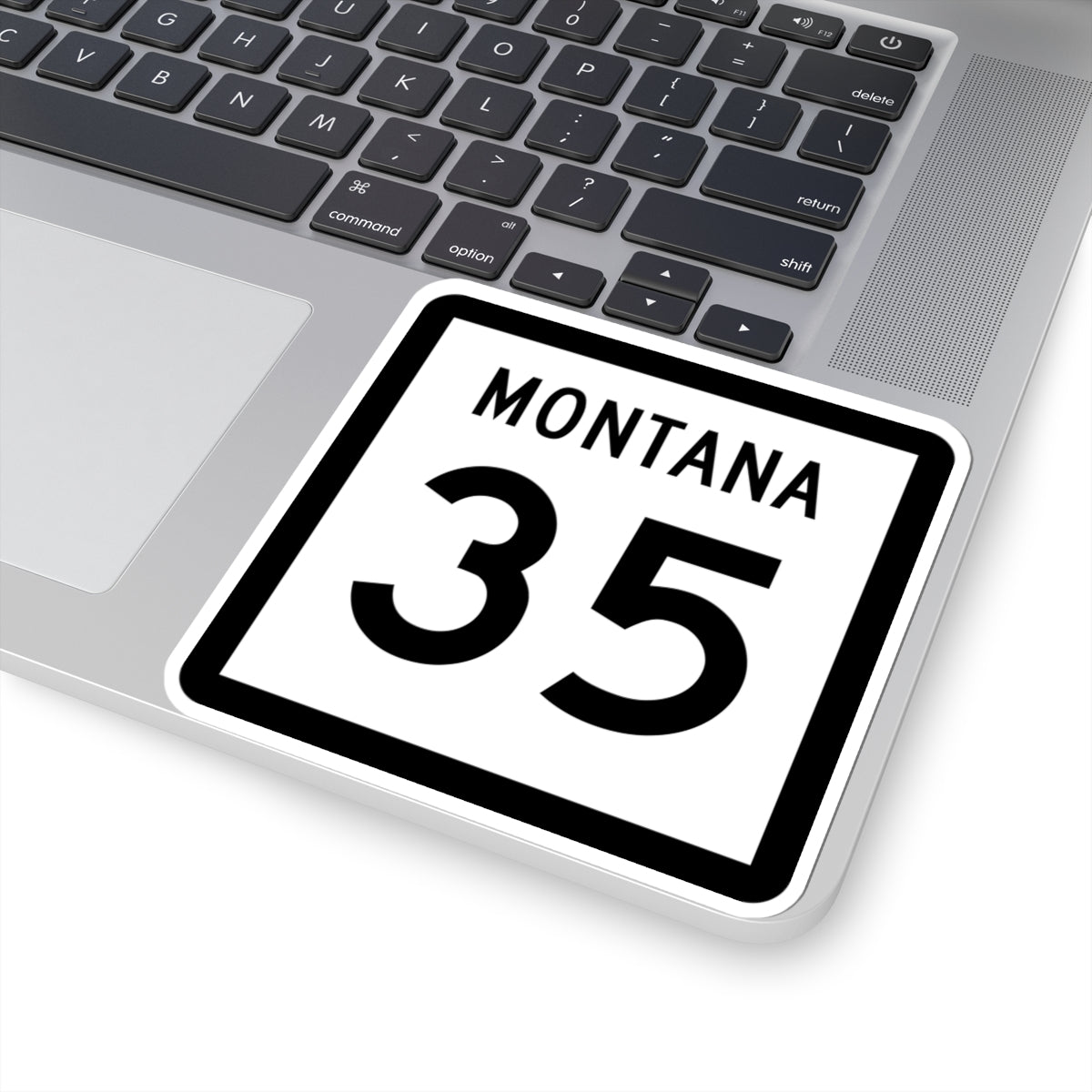 MT-35 (Montana) (Road Sign) STICKER Vinyl Kiss-Cut Decal