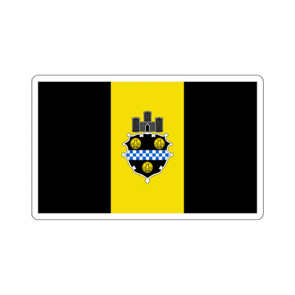 Flag of Pittsburgh, Pennsylvania - STICKER Vinyl Kiss-Cut Decal