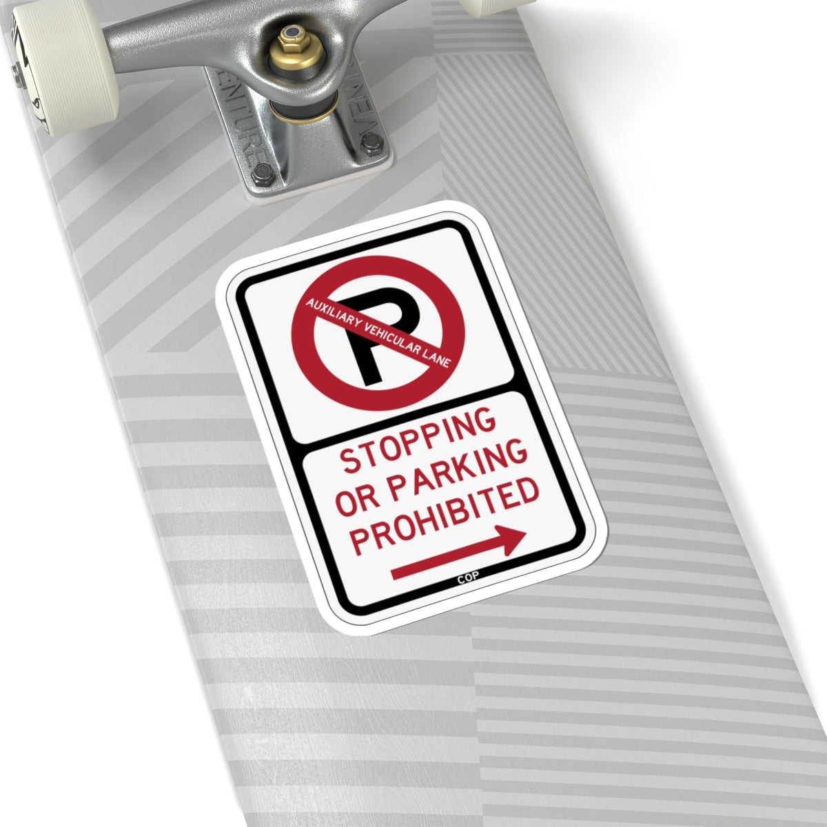 PBOT Road sign P1305R (Oregon) (Road Sign) STICKER Vinyl Kiss-Cut Decal